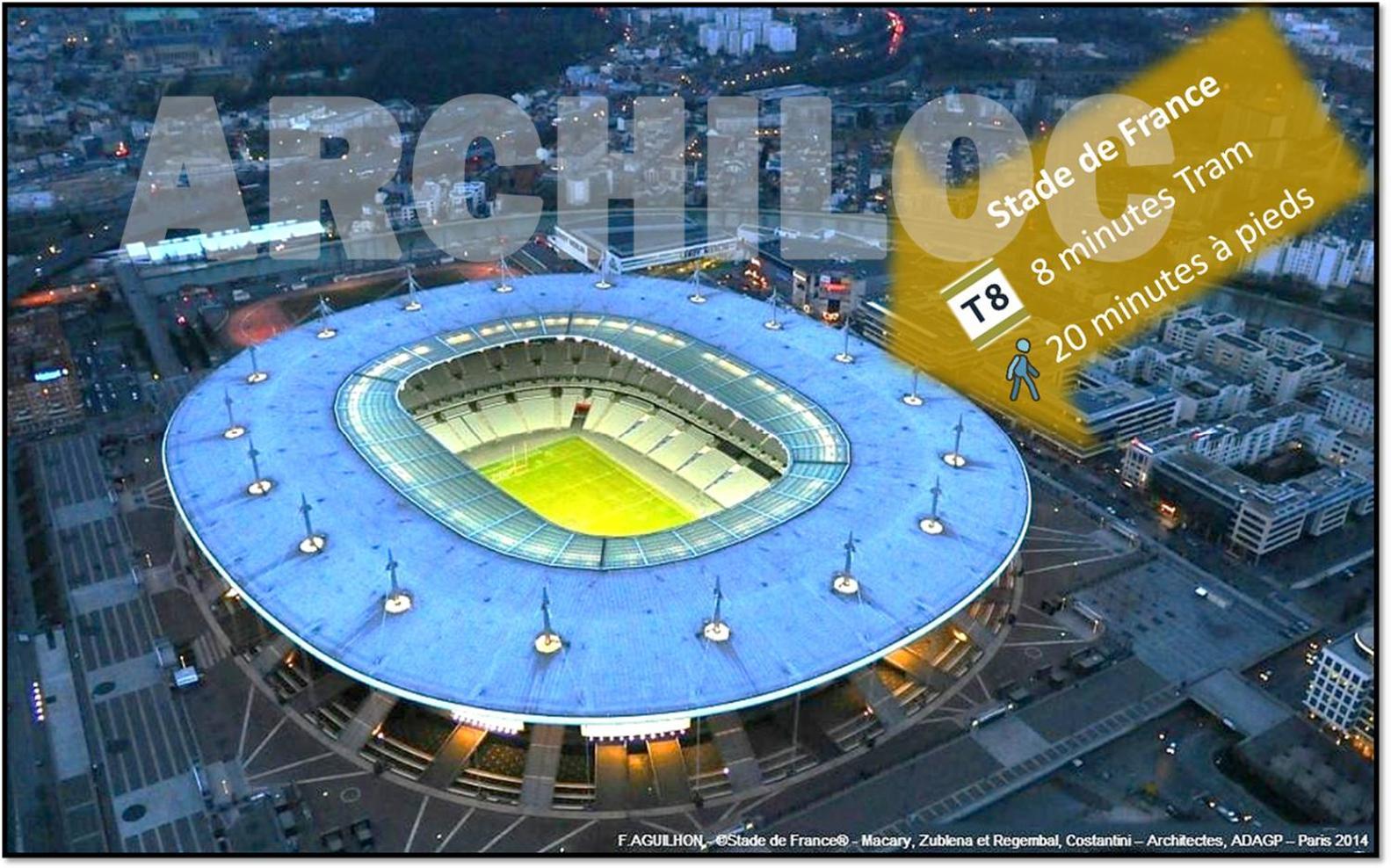 Roi De La Seine A Paris, Stade, Gare Parking Et Terrasse Apartment